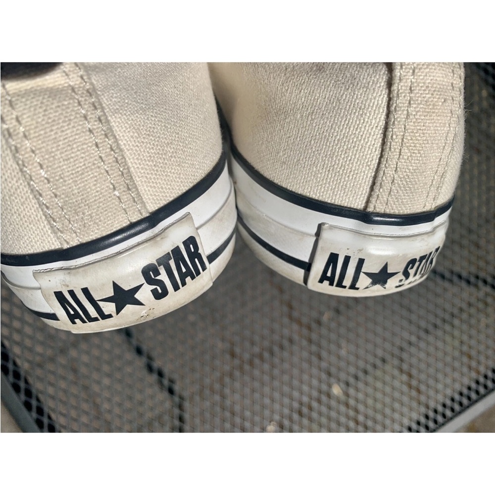 Converse Women's Cream Canvas Sneakers - Picture 3 of 6